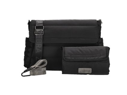 Přebalovací taška Zebra Elske 18 L - černá