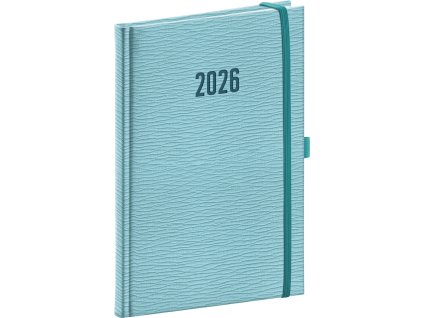 Týdenní diář 2026 Rivoli - světle modrý