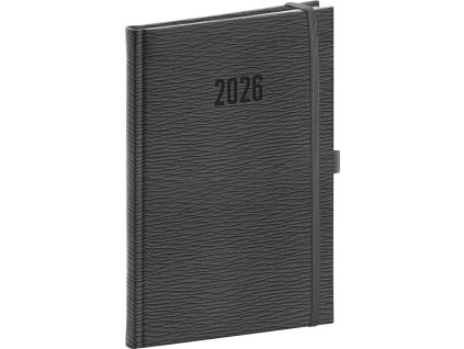Týdenní diář 2026 Rivoli - šedý