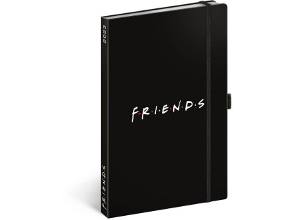 Linkovaný notes Přátelé 13 × 21 cm