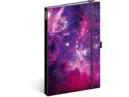 Linkovaný notes Galaxie - 13 × 21 cm