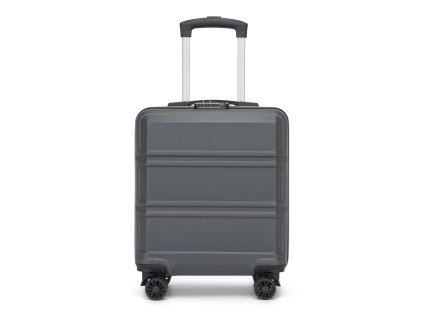 Kompaktní kabinový ABS kufr Kono 28 L - 45x36x20 - šedý