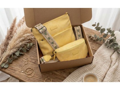 Dárková sada kabelek pro ženu - Malaga 3 - ledvinka + crossbody