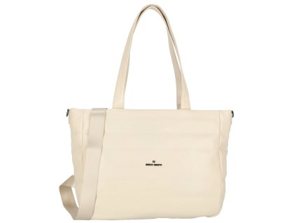 Dámská shopper taška Erico Benetti Romy - bílá - 43x30 cm