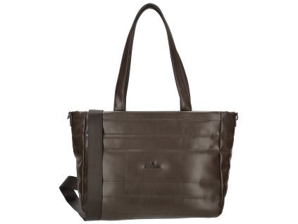Dámská shopper taška Erico Benetti Romy - hnědá - 43x30 cm