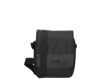 Pánská crossbody taška s klopou Enrico Benetti Salford - černá - 20x18 cm
