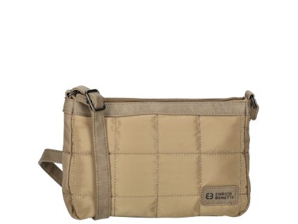 Dámská crossbody kabelka Enrico Benetti Demi - taupe - 25x16 cm