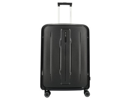 Cestovní kufr na kolečkách bez zipu Enrico Benetti Chicago - černý - 96 L