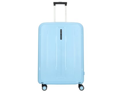 Cestovní kufr na kolečkách bez zipu Enrico Benetti Chicago - světle modrý - 96 L