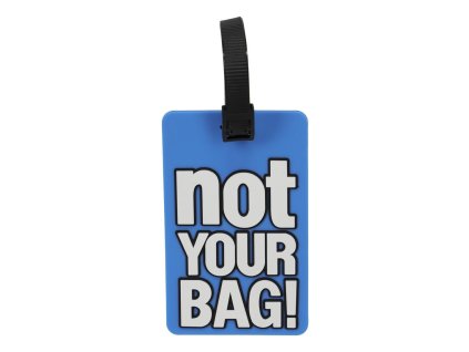 Jmenovka na zavazadlo Travelite PVC - modrá