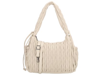 Dámská kabelka přes rameno Charm London West End - béžová - 24x30 cm