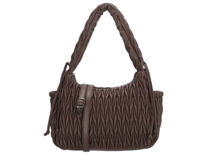 Dámská kabelka přes rameno Charm London West End - tmavě hnědá - 24x30 cm