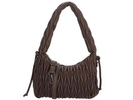 Dámska kabelka přes rameno Charm London West End - tmavě hnědá - 23x25 cm