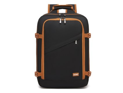 Kabinový batoh Kono 24L - černo-hnědý - 30x20x40 cm