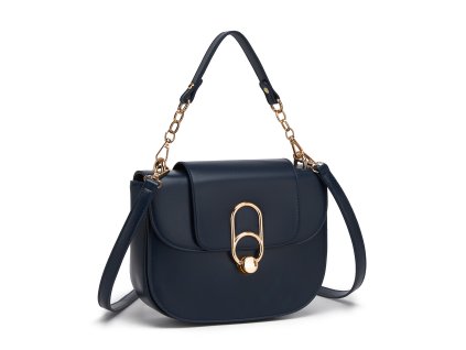 Elegantní sedlová kabelka Miss Lulu - navy