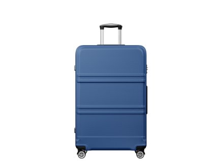 Cestovní kufr na kolečkách Kono Horizontal Design XL - 141 L - navy