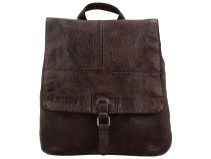 Kožený batoh Hide & Stitches Paint Rock 7,5 L - tmavě hnědý
