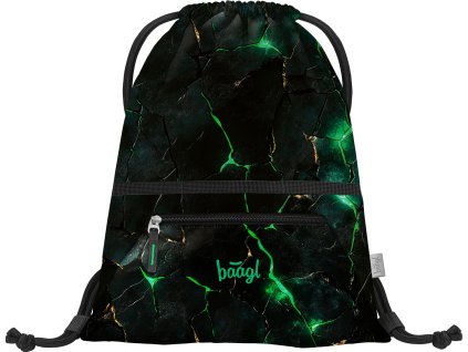 Školní sáček s kapsou BAAGL Draci - 16,5 L
