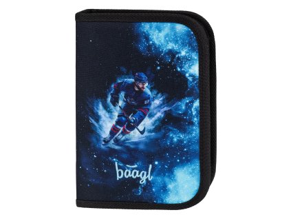 Školní jednopatrový penál BAAGL - Hokej