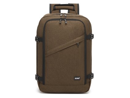Kabinový batoh Kono 24L - hnědý - 30x20x40 cm