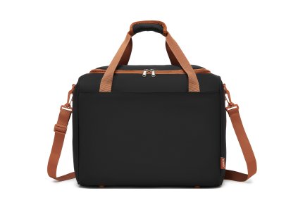 Cestovní příruční taška Kono 24 L - černo-hnědá - 40x30x20 cm