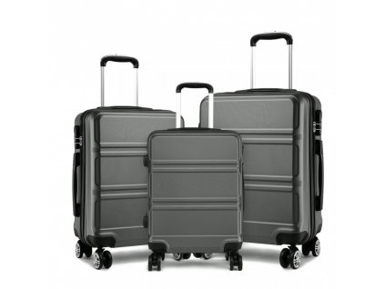 Sada tří kufrů Elegant Travel - šedá