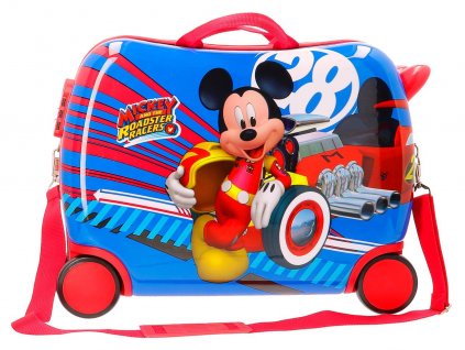 Dětský kufřík na kolečkách - odražedlo - Světový Mickey