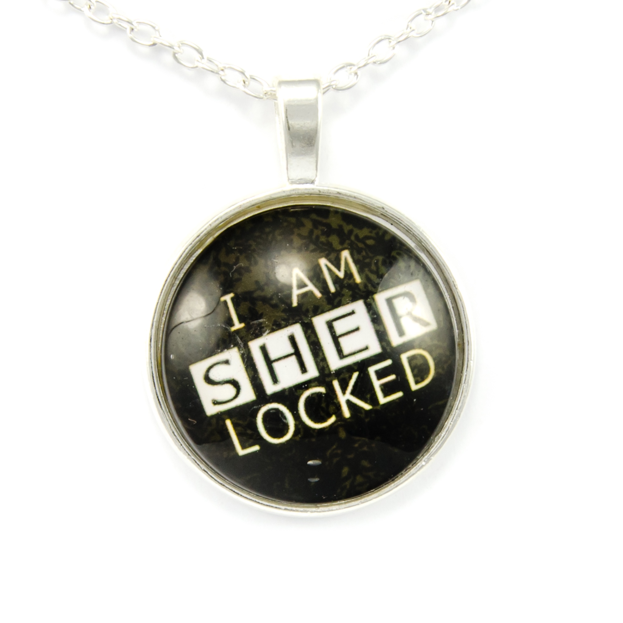 Levně JewelsHall Náhrdelník Sherlock Holmes - I Am Sher Locked