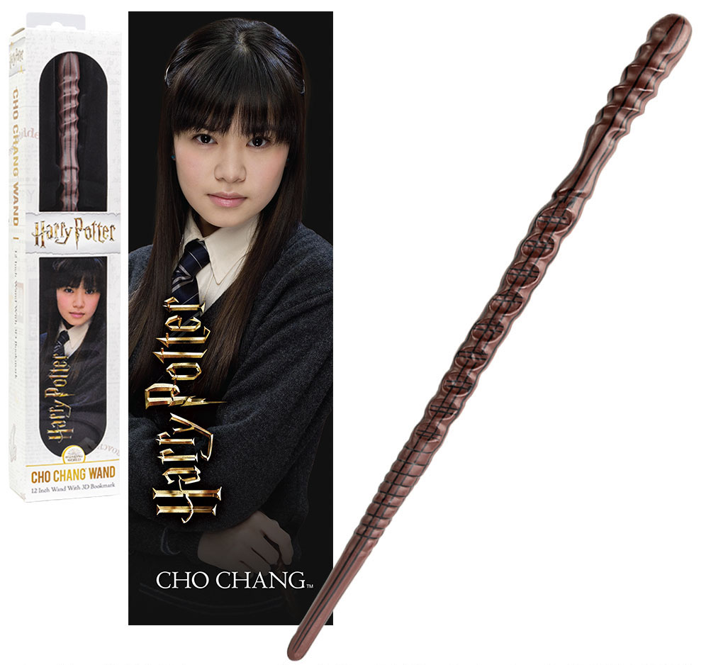 Wizarding World Originální hůlka Cho Chang 30 cm + 3D Záložka