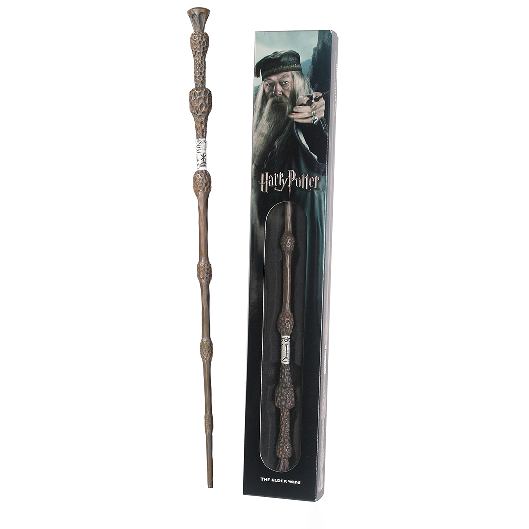 Levně Wizarding World Harry Potter sběratelská pryskyřicová hůlka Albuse Brumbála 40 cm