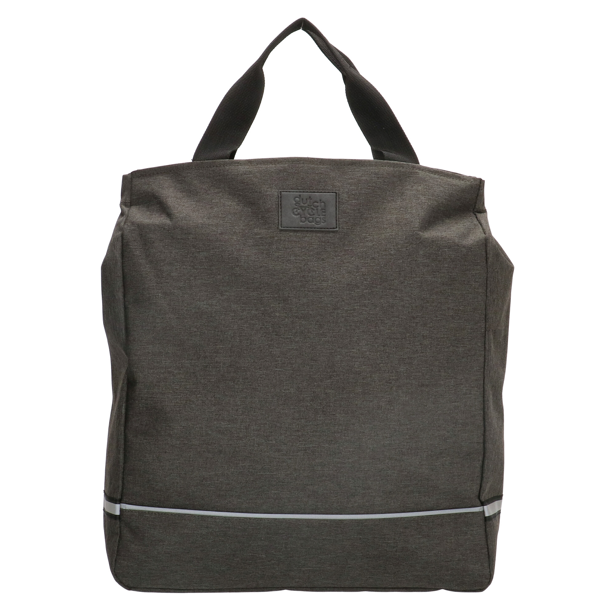 Praktická taška na kolo Dutch cycle bags classic na zip - tmavě šedá