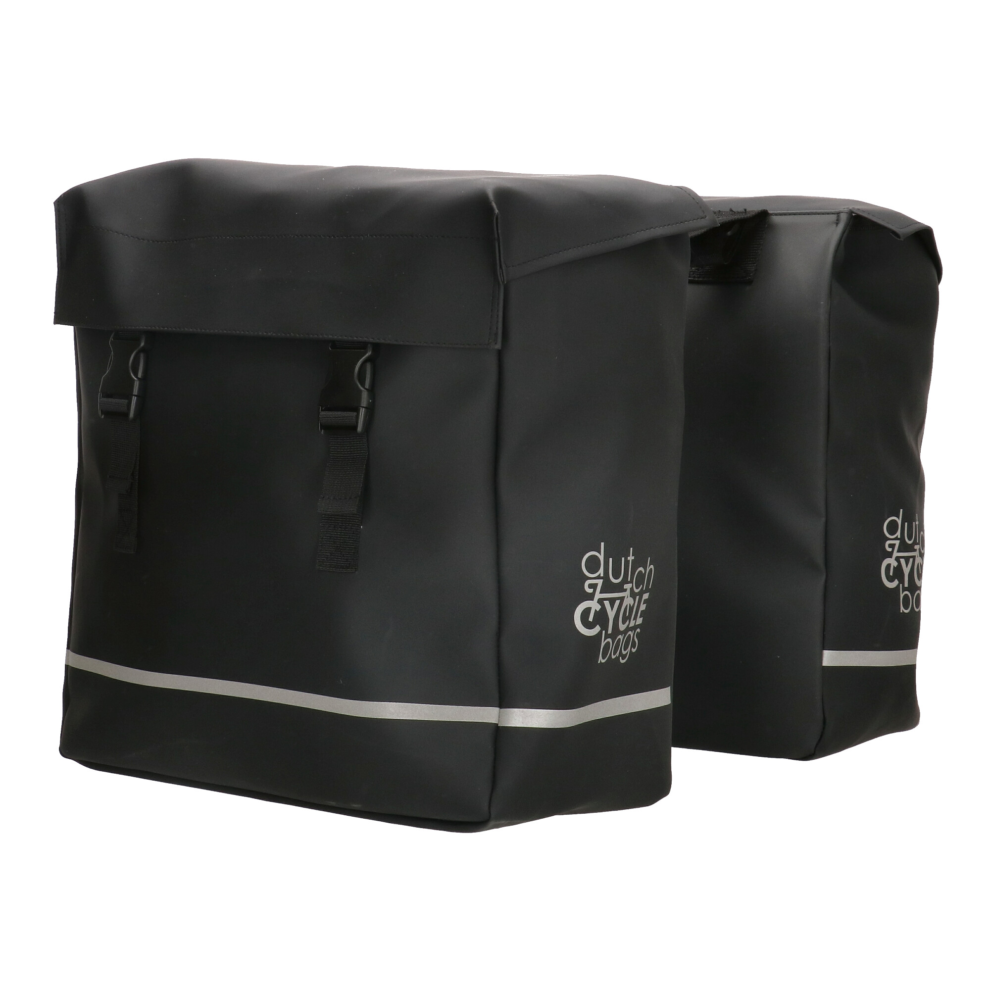 Levně Praktické tašky na kolo Dutch cycle bags urban double - černá