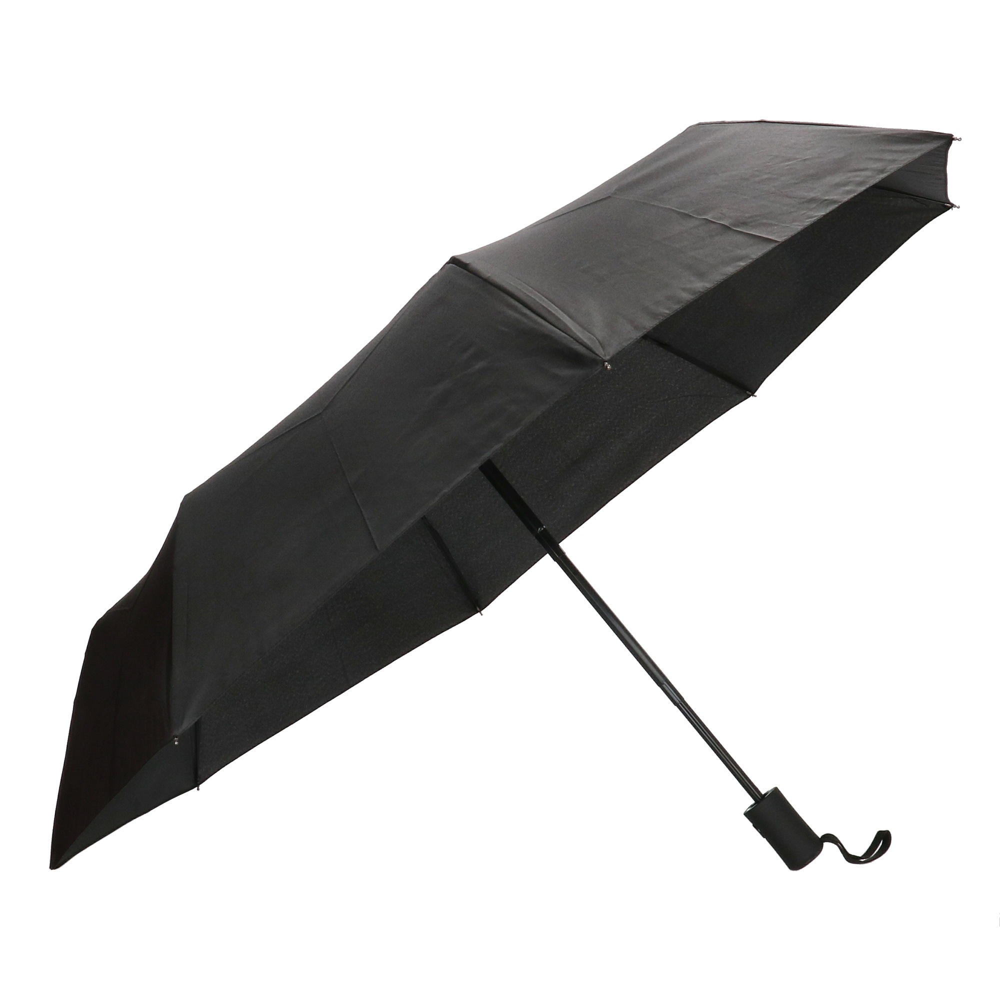 Levně Beagles Deštník skládací - černý - průměr 108 cm