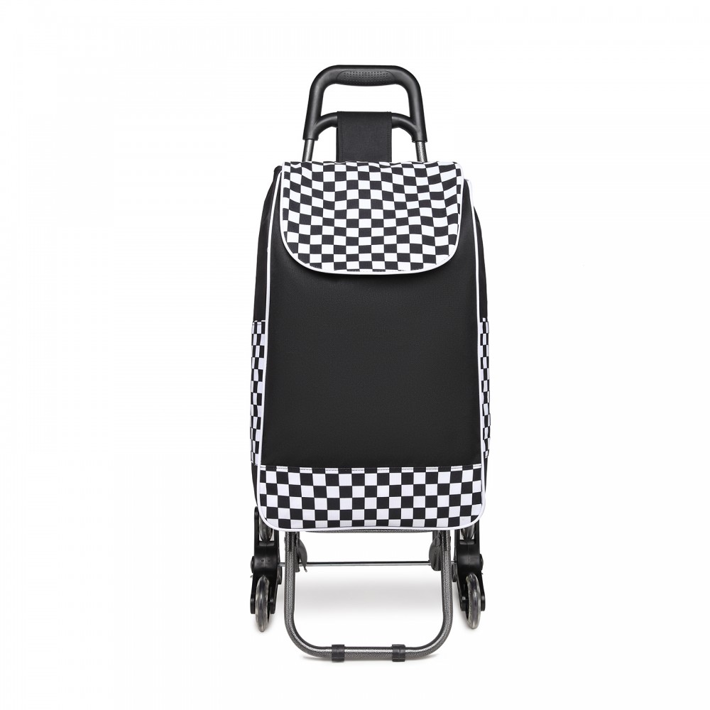 Nákupní taška na 6 kolečkách Kono Travel - černá 31L