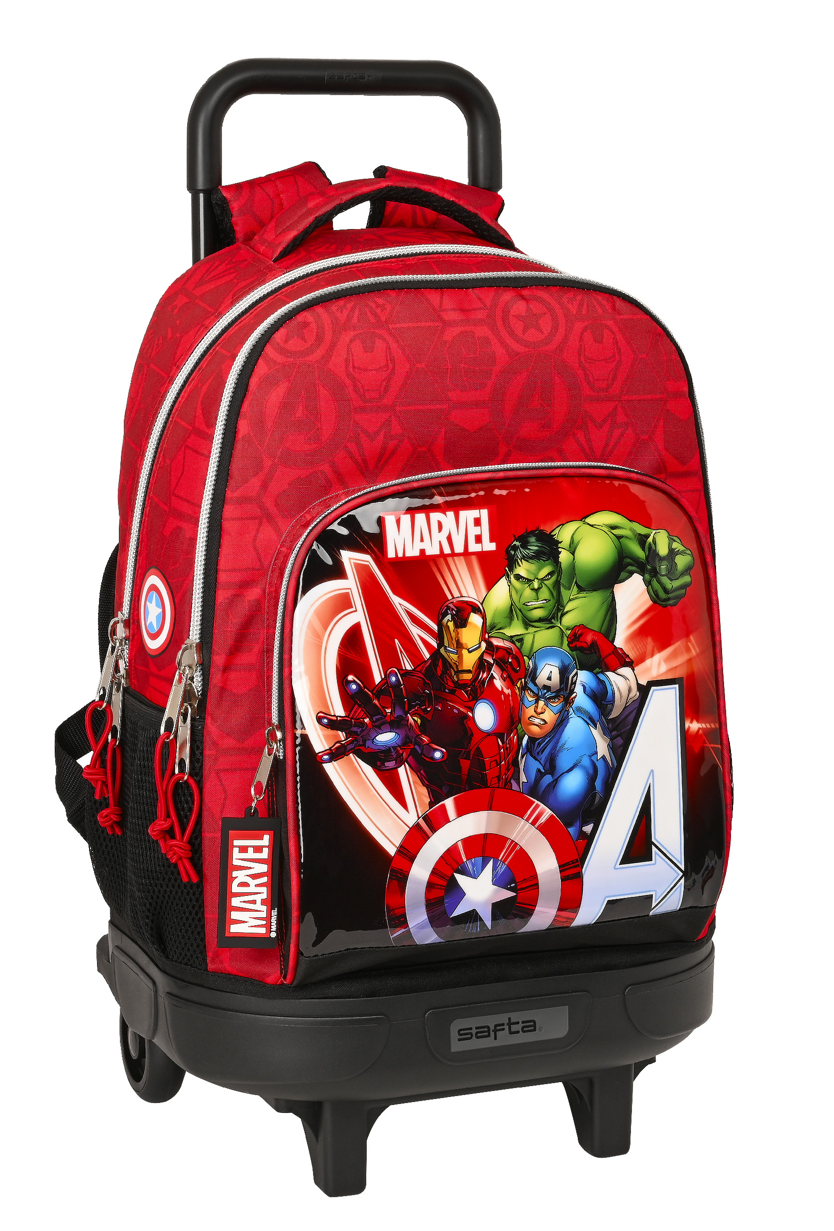 Levně SAFTA Školní batoh na kolečkách Marvel Avengers 32L