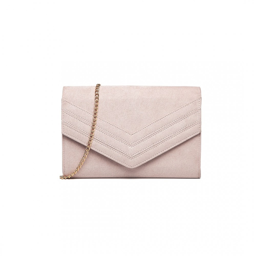 Miss Lulu dámská psaníčko Chevron - růžová