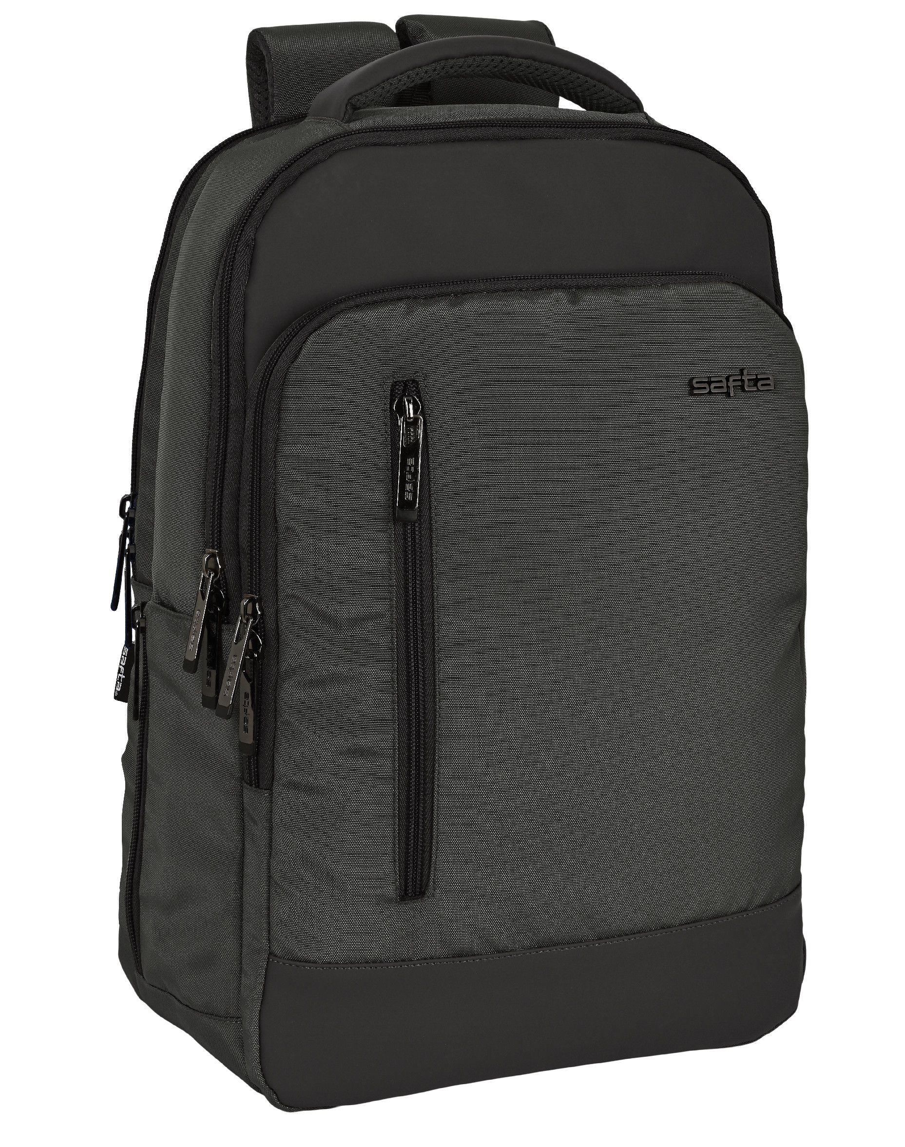 Levně Safta Business dvoukomorový unisex laptop batoh 15,6" s usb portem - šedý - 19L