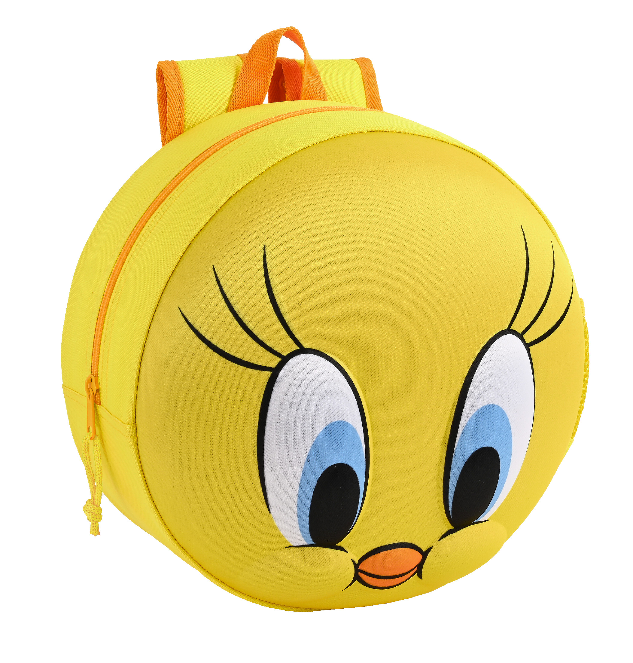 Levně Safta Tweety předškolní batůžek kulatý 3D - žlutá - 31 cm