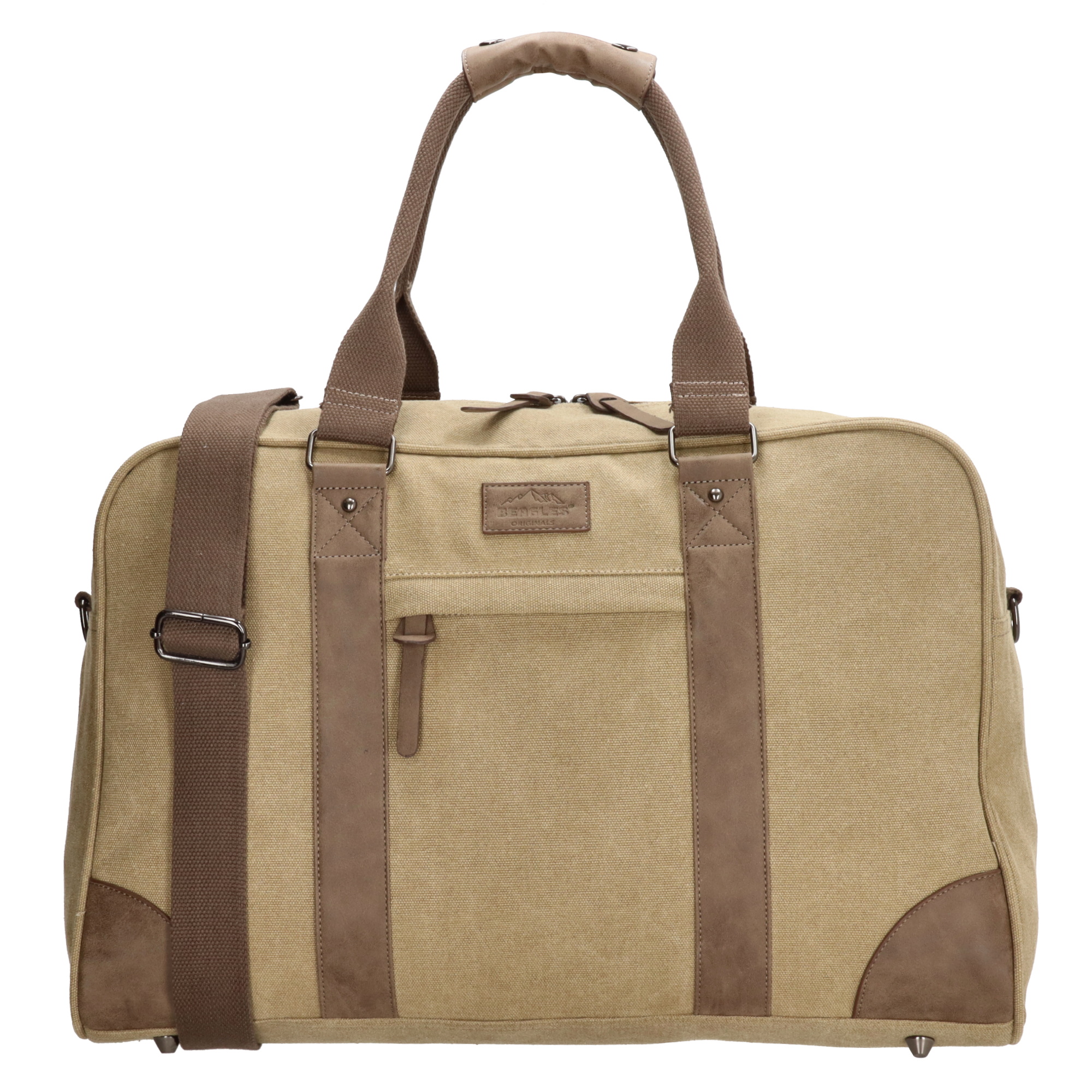 Levně Beagles Originals cestovní taška canvas 34 L - khaki