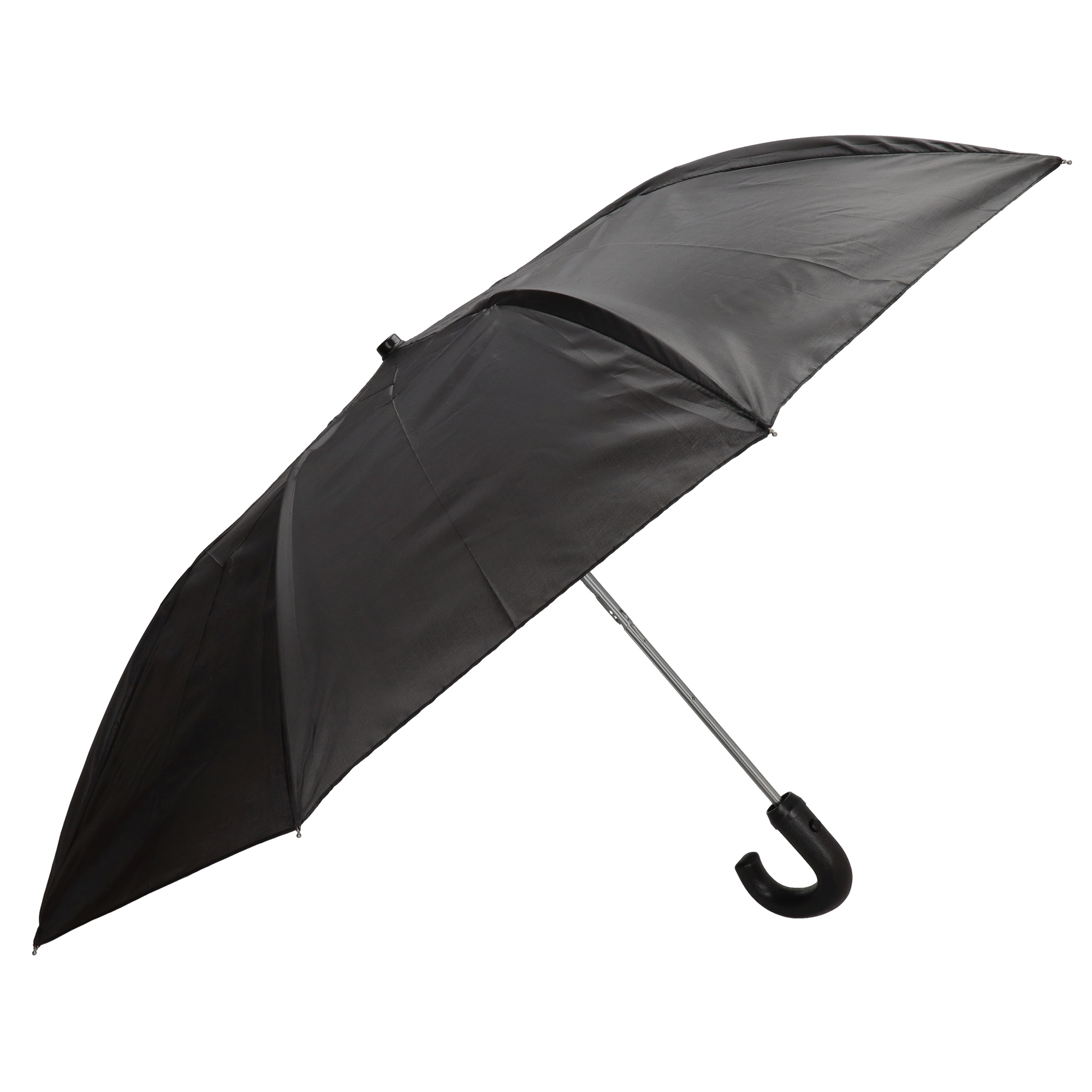 Levně Beagles skládací deštník s rukojetí - černý