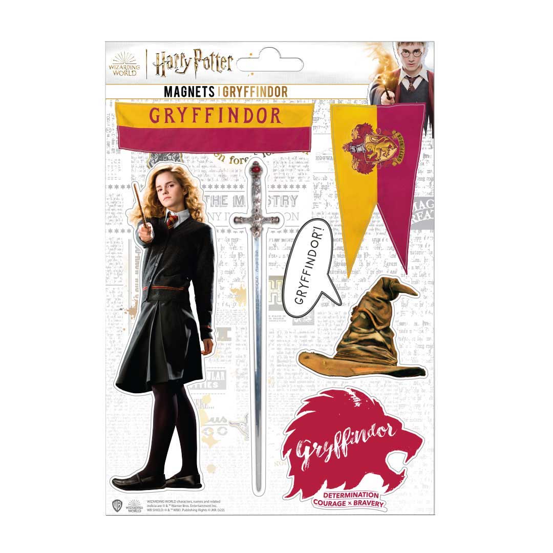 Levně Wizarding World Harry Potter Sada 6 kusů magnetek GRYFFINDOR (Nebelvír) Harry Potter - MAP5021