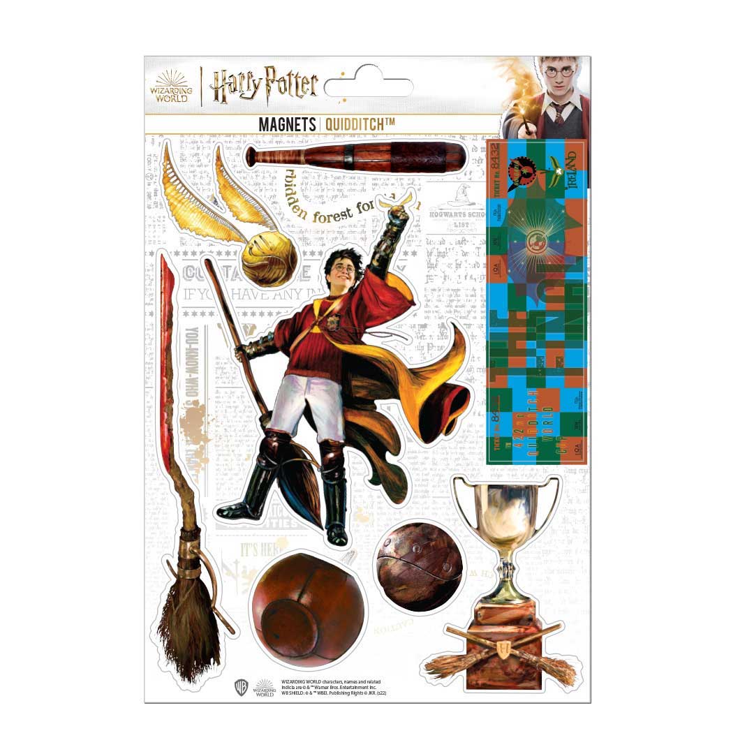 Levně Wizarding World Harry Potter Sada 6 kusů magnetek QUIDDITCH (Famfrpál) Harry Potter - MAP5020