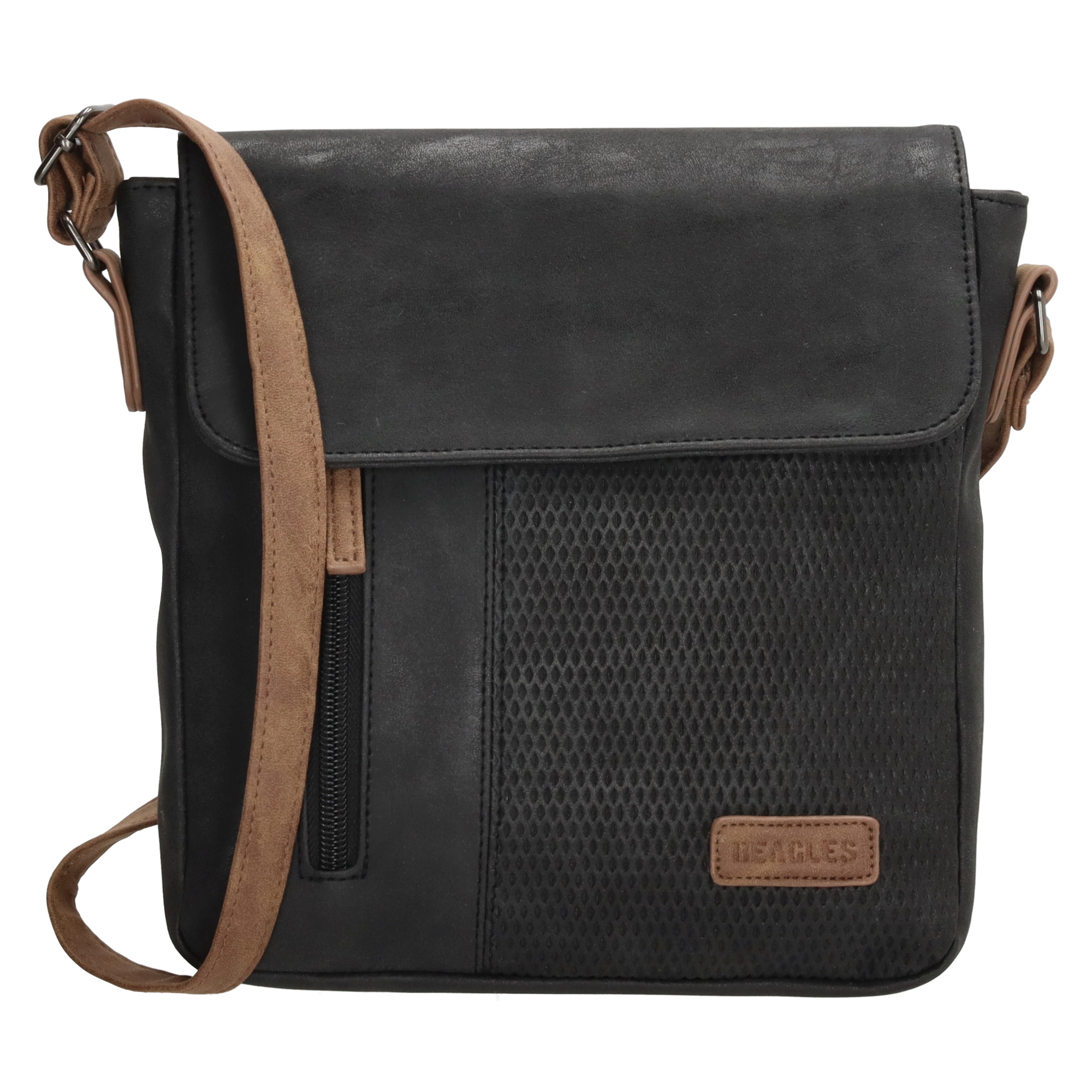 Levně Beagles Brunete dámská crossbody kabelka - černá