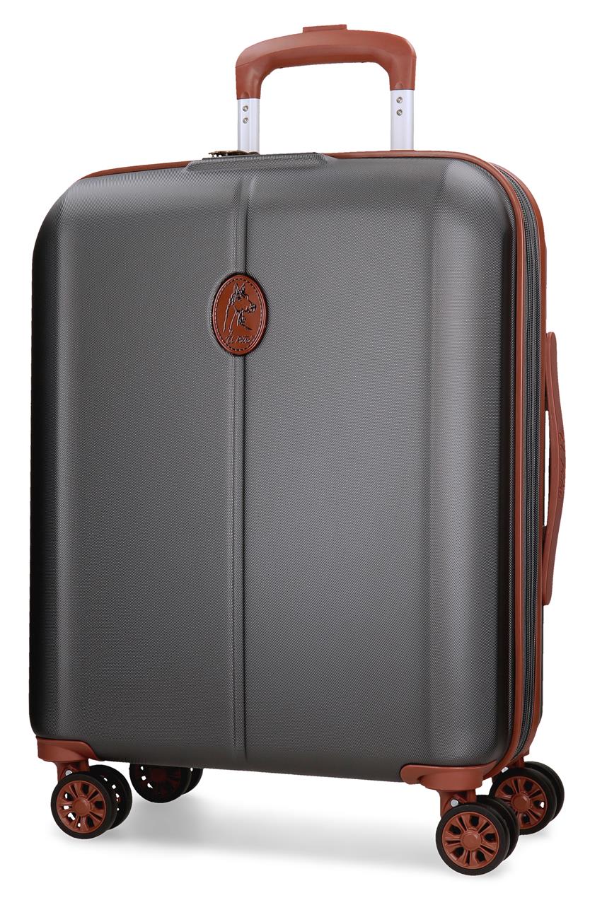 Levně EL POTRO OCURI rozšířitelné kabinové zavazadlo - 37L - šedá