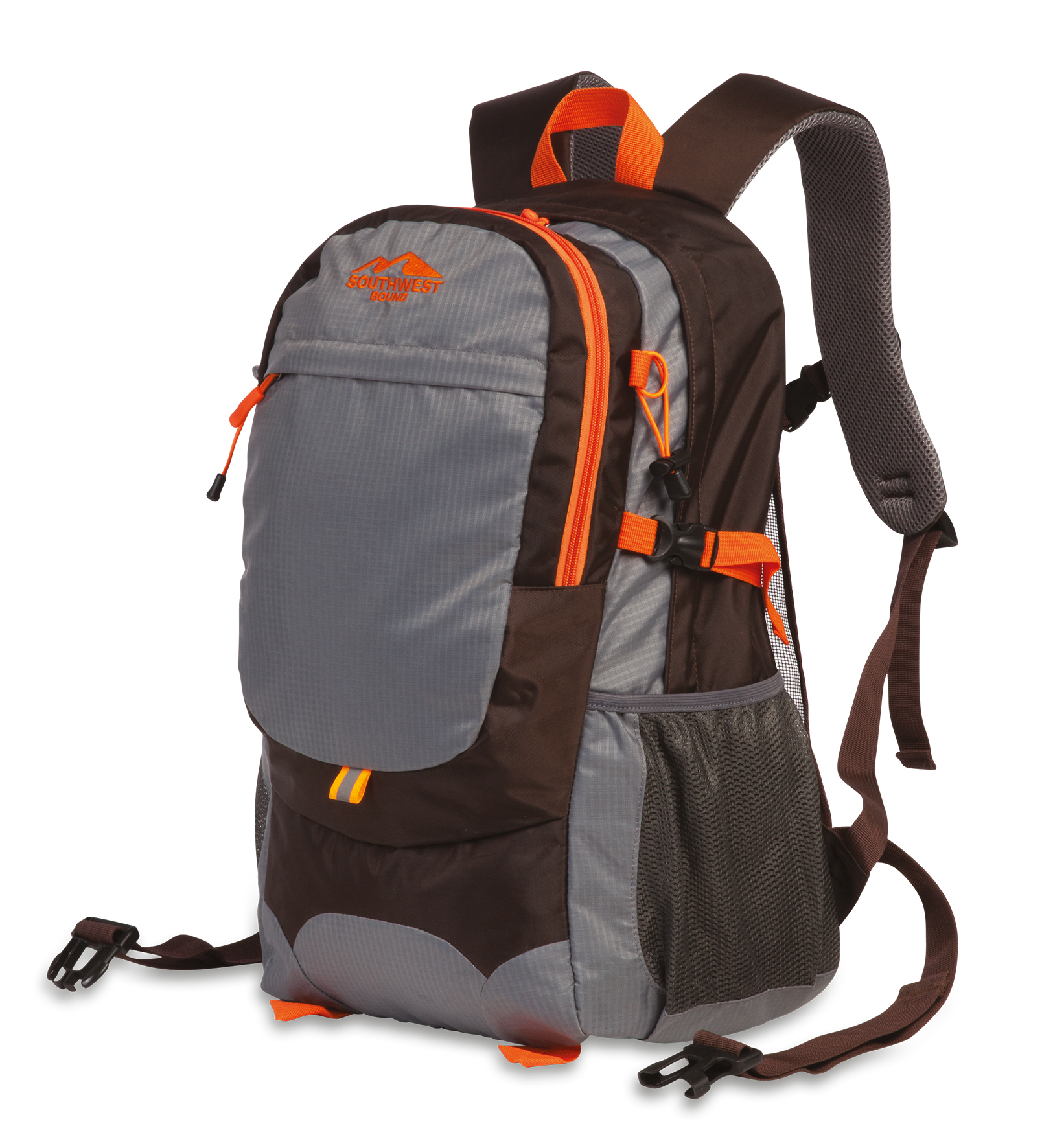 Levně SOUTHWEST BOUND turistický / sportovní batoh 20L - šedo oranžový