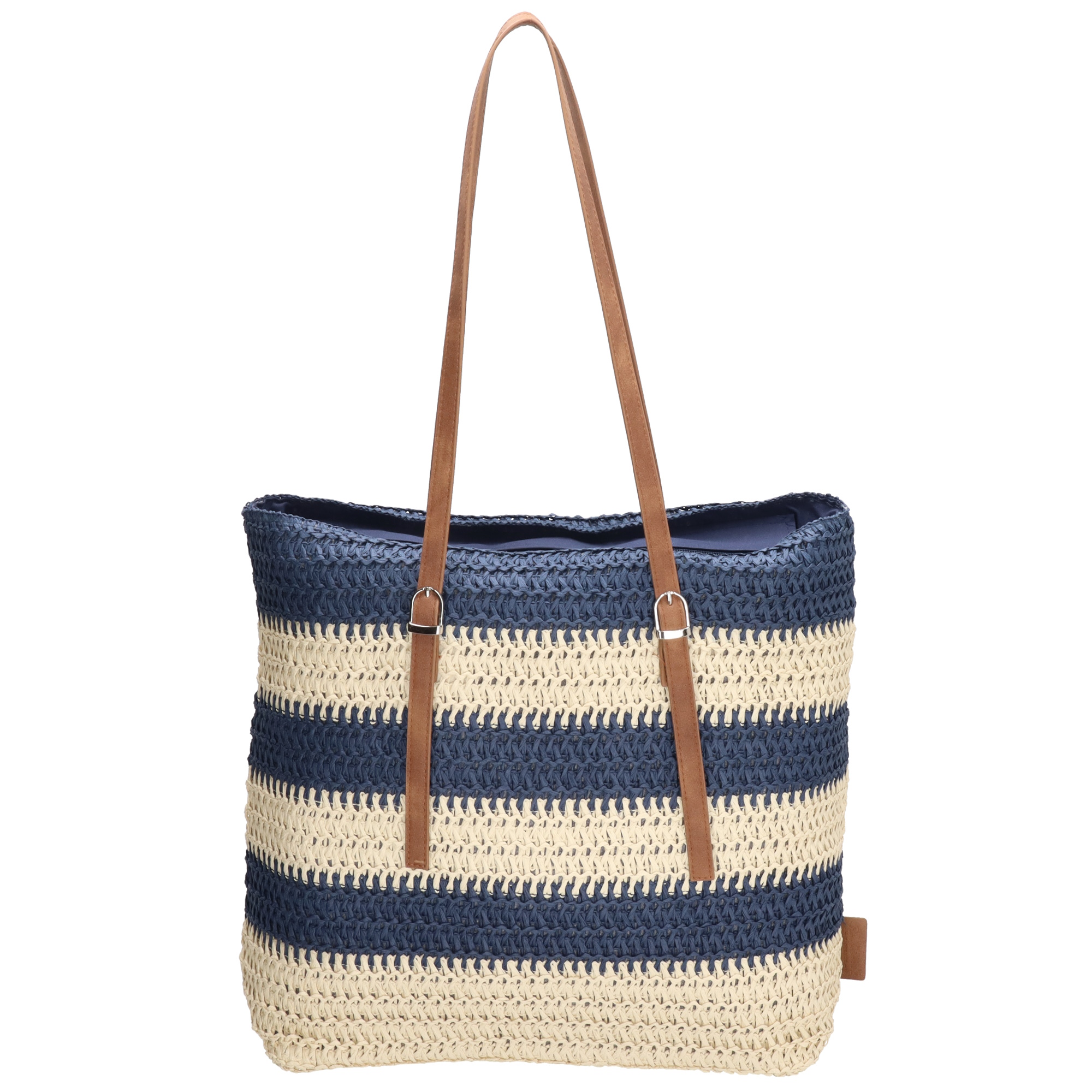 Levně PE Florence PE-FLORENCE Natural Life dámská shopper kabelka - pruhy navy