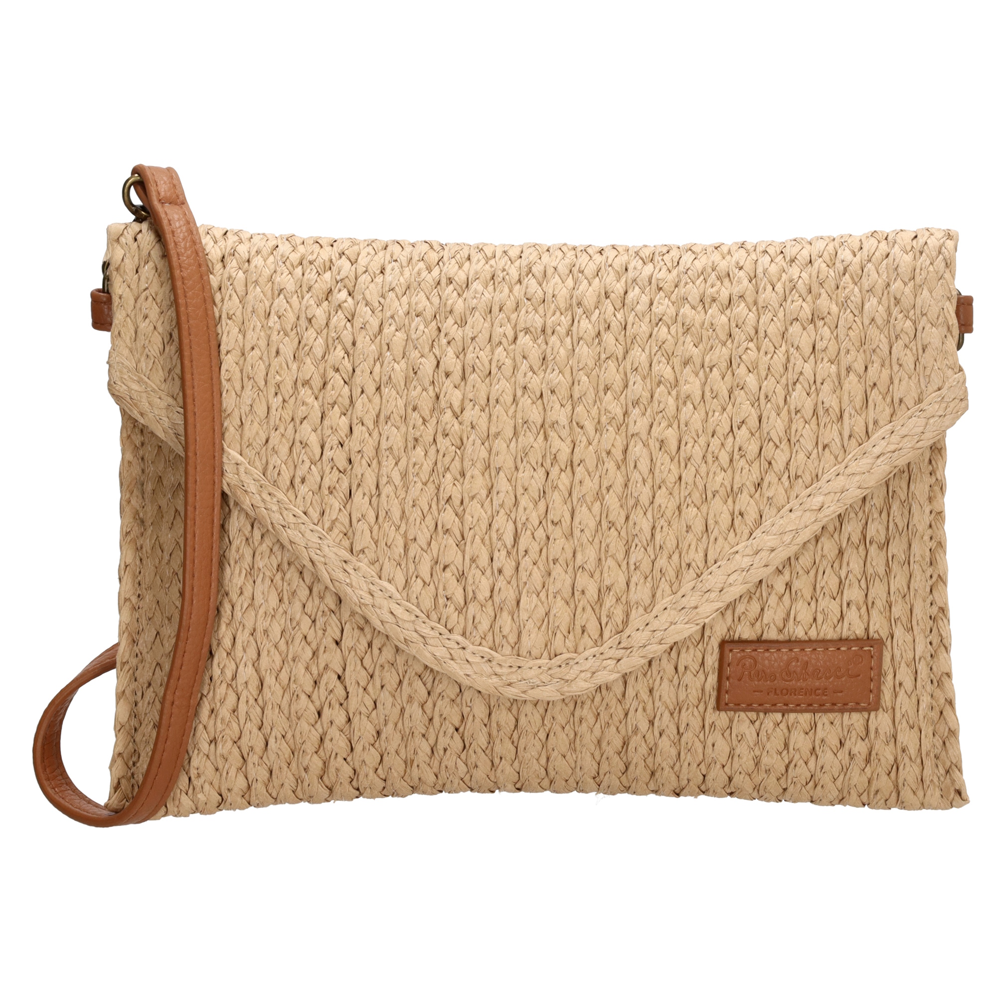 Levně PE Florence PE-FLORENCE Natural life dámská crossbody kabelka - tmavá natural