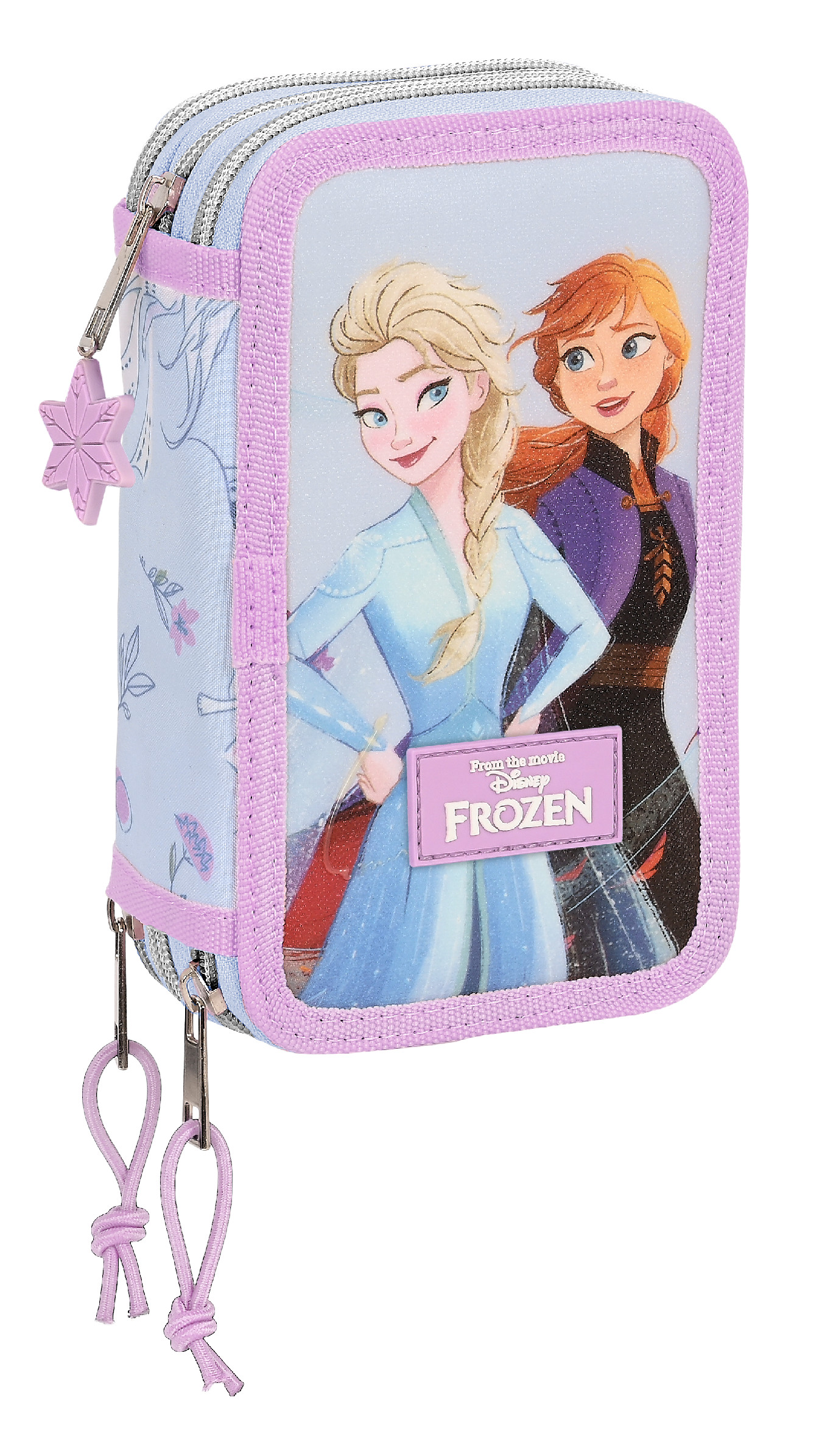 Levně Safta Frozen "BELIEVE" Disney školní tříkomorový penál s vybavením