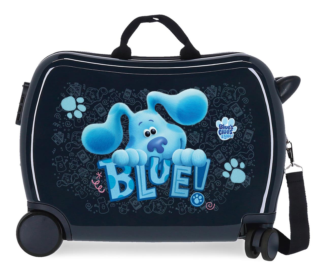 Levně JOUMMABAGS Dětský kufřík na kolečkách - odražedlo - BLUE'S CLUES & YOU - 34L