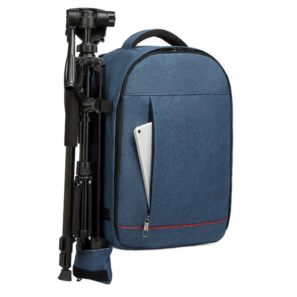 Levně Speciální voděodolný a protiotřesový batoh na fotoaparát Kono - modrý